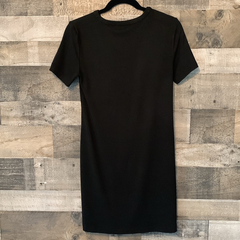 White House Black Market Black Dress With Tie Front Size XS - Picture 15 of 16